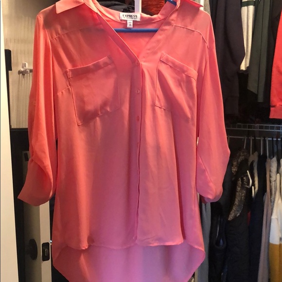 Express Blush Pink Portofino Top - Picture 1 of 1